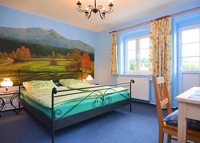 בית נופש In Bayern Nahe Skiloipen & Sauna